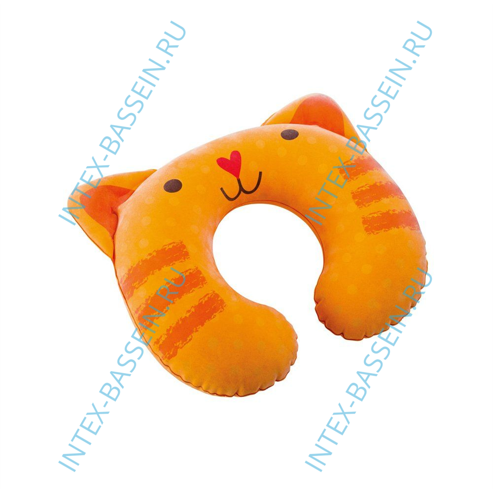 Надувная подушка для шеи INTEX "Кошка" 28 x 30 x 8 см, артикул 68678-O
