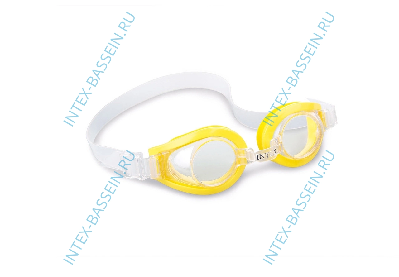 Очки для плавания INTEX "Play" желтые, артикул 55602