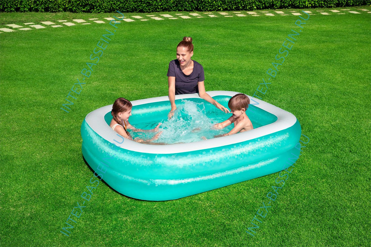 Детский надувной бассейн Bestway 2.01 x 1.5 x 0.51 м, артикул 54005