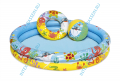Детский надувной бассейн Bestway 1.22 x 0.20 м с мячом и кругом, артикул 51124