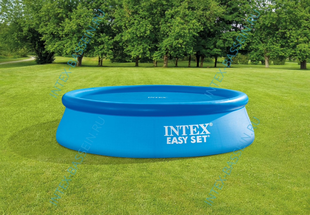 Пузырьковое теплосберегающее покрывало INTEX для бассейнов 3.05 м, артикул 28011
