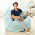 Надувное кресло INTEX Beanless Bag 112 x 104 x 74 см, серый, артикул 68590-S