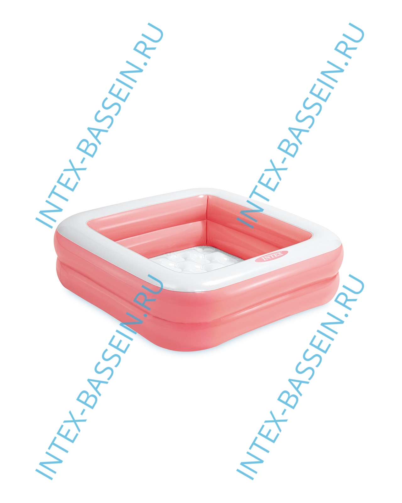  Надувной детский бассейн INTEX Play Box - розовый 86 х 86 х 25 см, артикул 57100