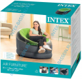 Надувное кресло INTEX Empire 112 x 109 x 69 см, цвет зеленый, артикул 66582-G