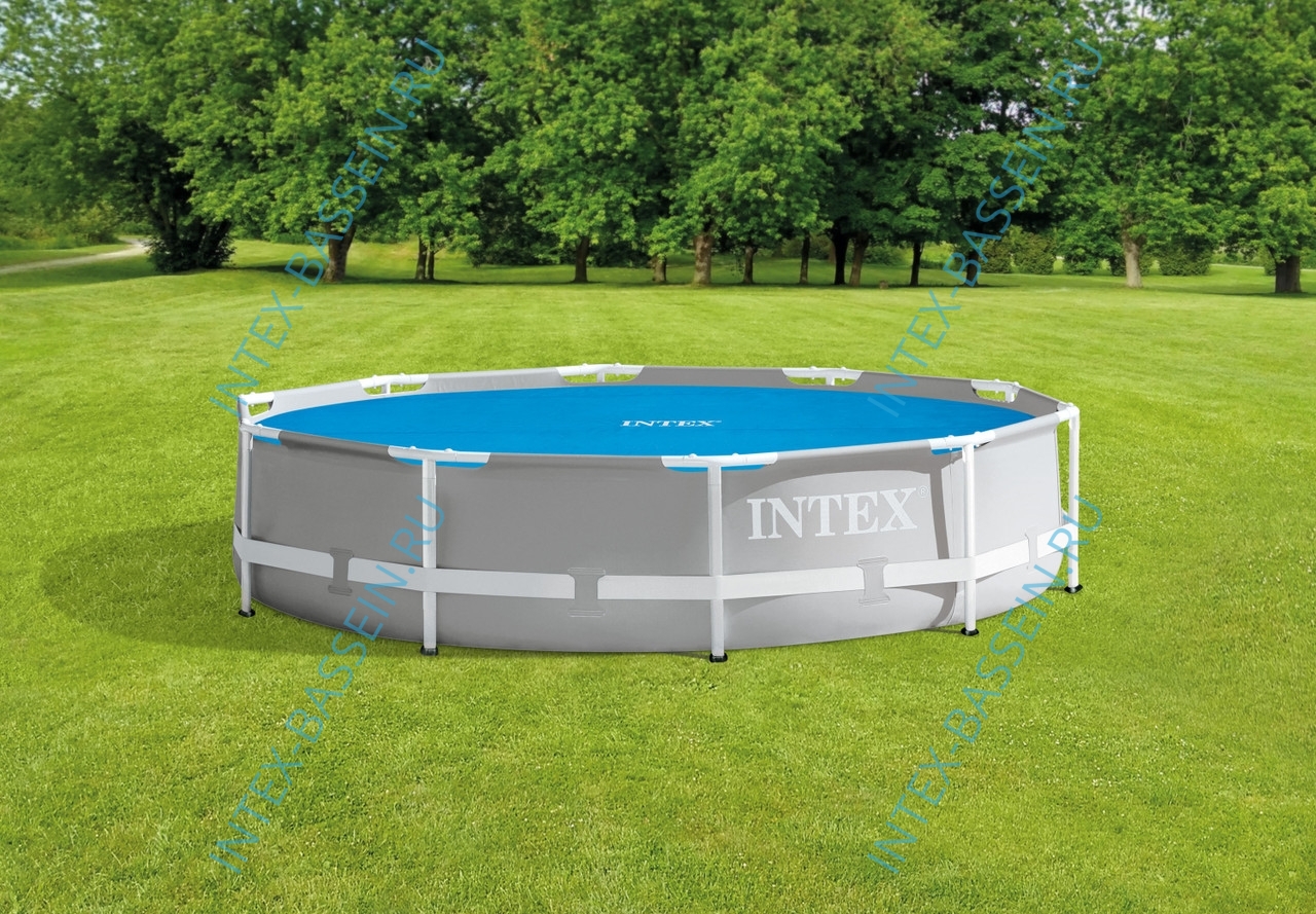 Пузырьковое теплосберегающее покрывало INTEX для бассейнов 3.05 м, артикул 28011