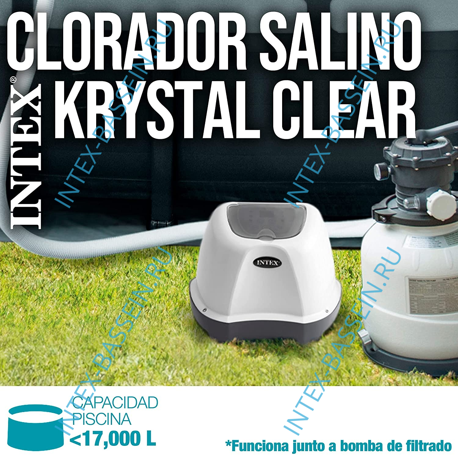 Хлоргенератор INTEX "Krystal Clear saltwater system"; артикул 26664