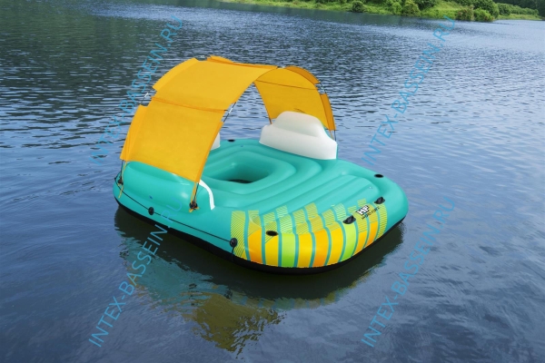 Надувной плот Bestway Hydro-Force Sunny Lounge на 5 человек 300 x 275 см, артикул 43407