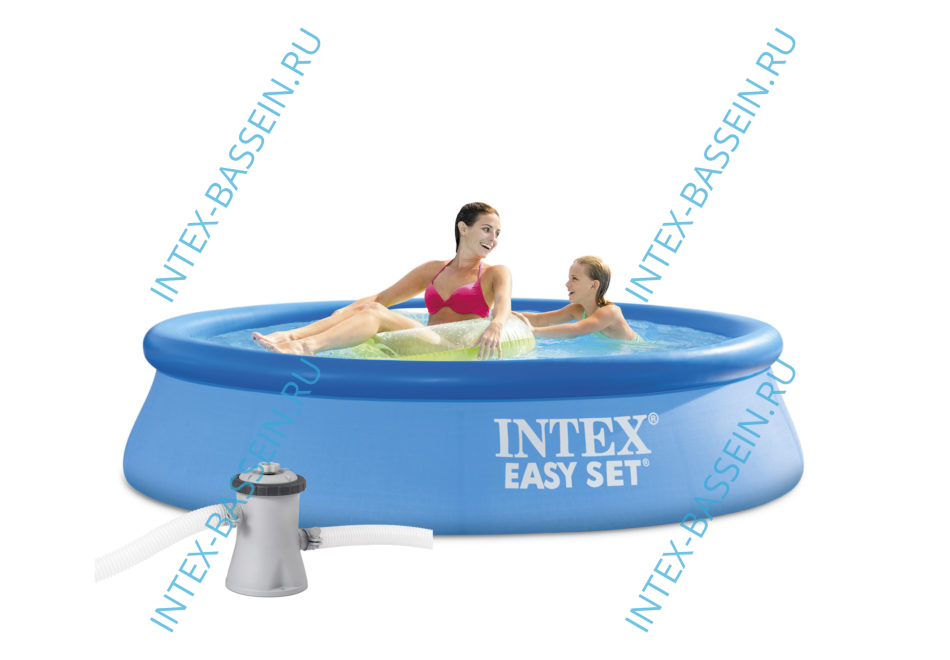 Надувной бассейн INTEX Easy Set 2.44 х 0.61 м; артикул 28108