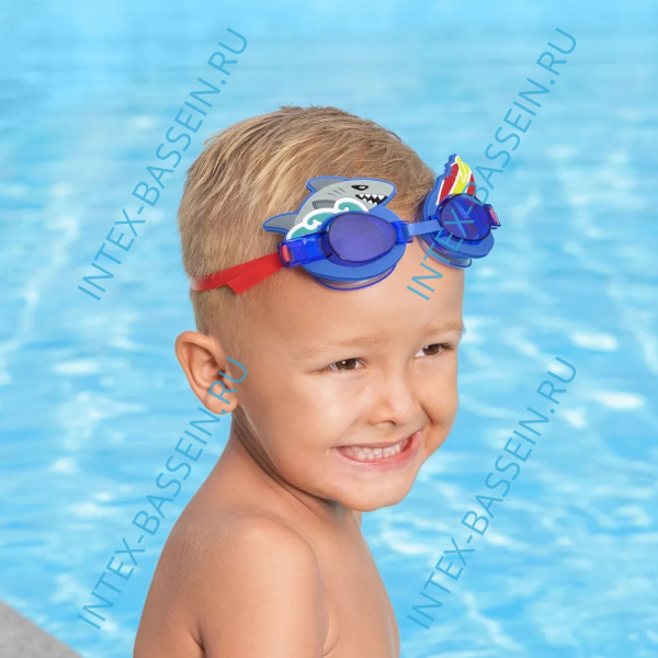Очки для плавания Bestway "Акулы", артикул 21080-A