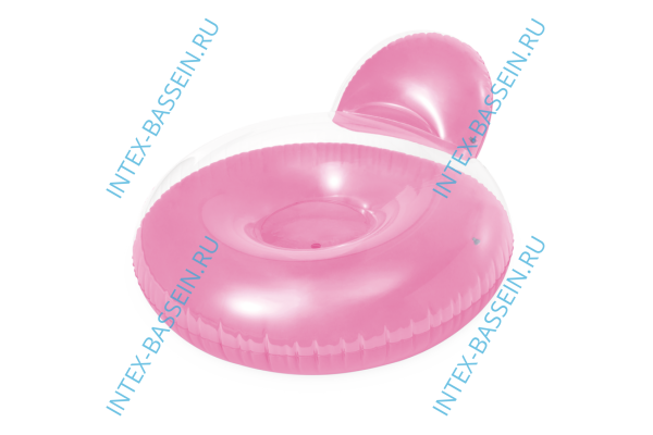 Надувной круг INTEX 137 x 122 см, розовый, артикул 58889-P