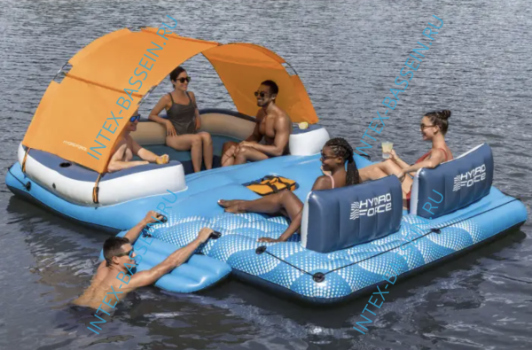 Надувной матрас-остров Bestway "Tropical Breeze" 3.89 x 2.74 м, артикул 43105