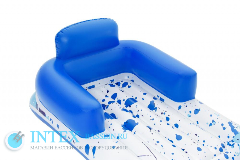 Надувной матрас-шезлонг Bestway для плавания "Cool Blue" 1.61 x 0. 84 м, артикул 43155
