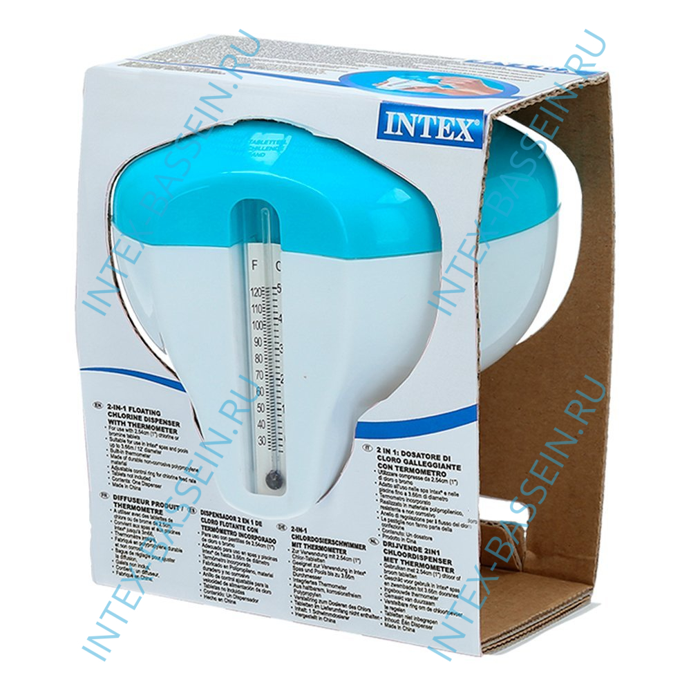 Поплавок-дозатор INTEX с термометром, артикул 29043