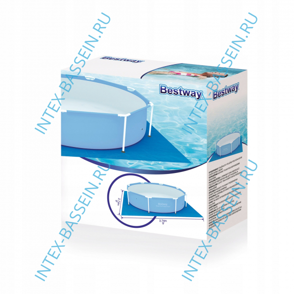 Подстилка Bestway для бассейна 2.44 м, артикул 58000