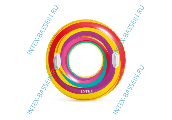  Круг INTEX Звезды 91 см розовый артикул 59256