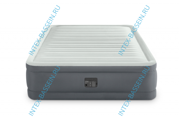Кровать INTEX надувная Premaire Elevated 152 x 203 x 46 см, встроенный насос 220V, артикул 64906