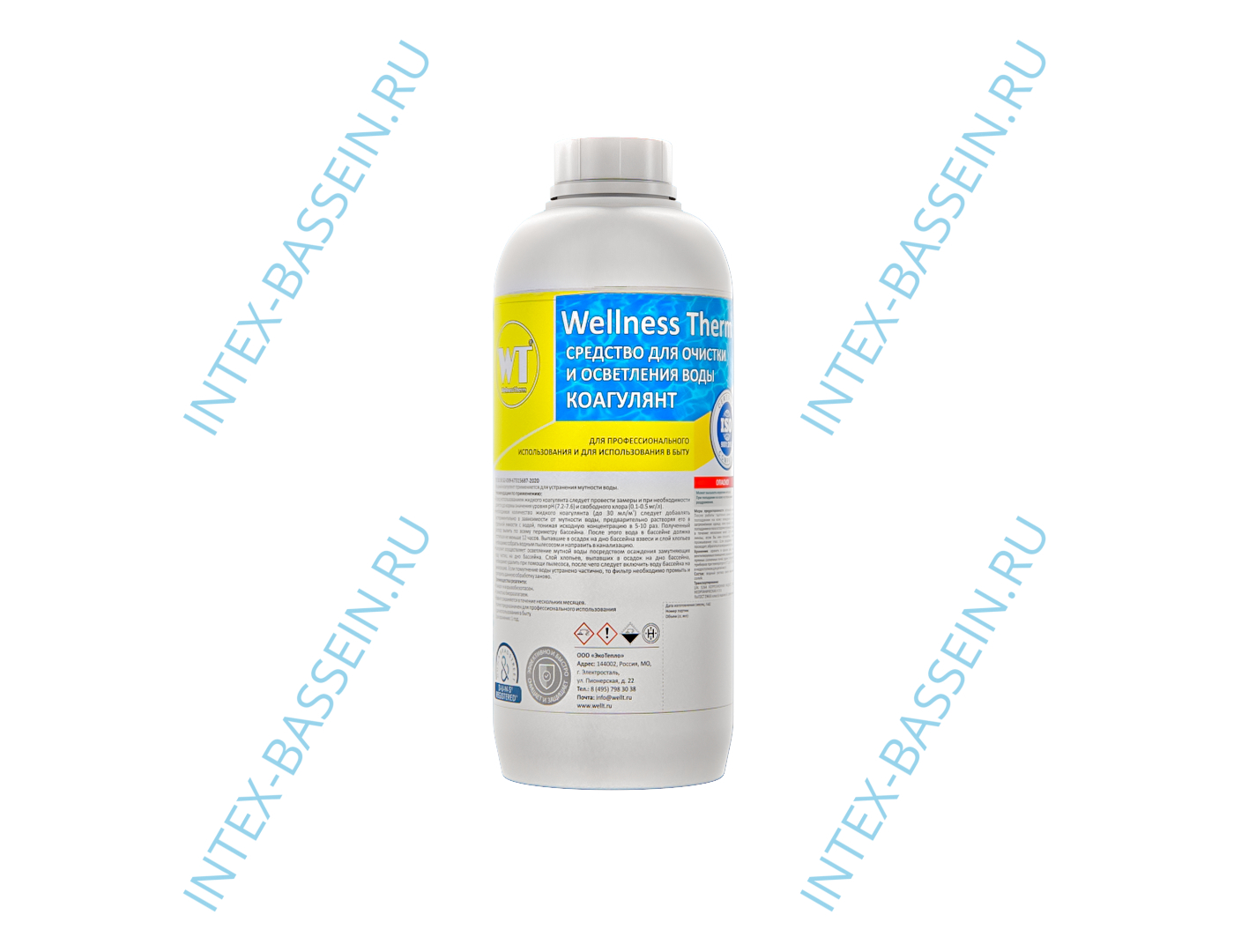 Коагулянт Wellness Therm (средство для очистки и осветления воды) 1 л, арт. 312583