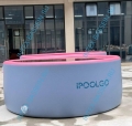 Надувной SUP-Бассейн IPOOLGO Pink (фильтр, лестница, песок) 3.7 x 1.2 - 1.3 м