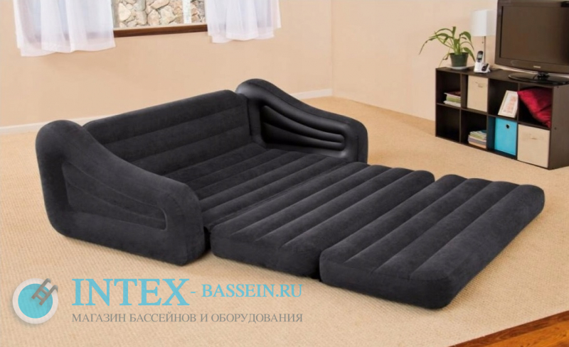 Надувной диван-кровать INTEX 193 x 221 x 66 см, артикул 68566