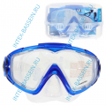 Маска для плавания INTEX "Silicone Aqua Pro" синий, артикул 55981-C