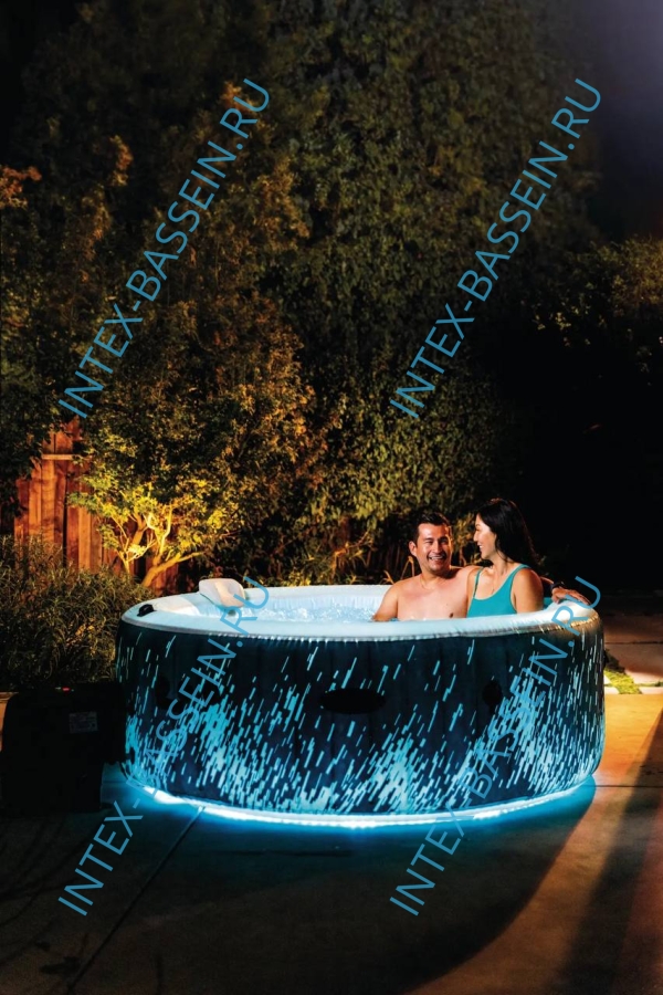 Надувная джакузи INTEX PureSpa Bubble Massage ; артикул 28426