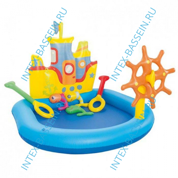Надувной игровой центр Bestway "Кораблик" 140 x 130 x 104 см, артикул 52211