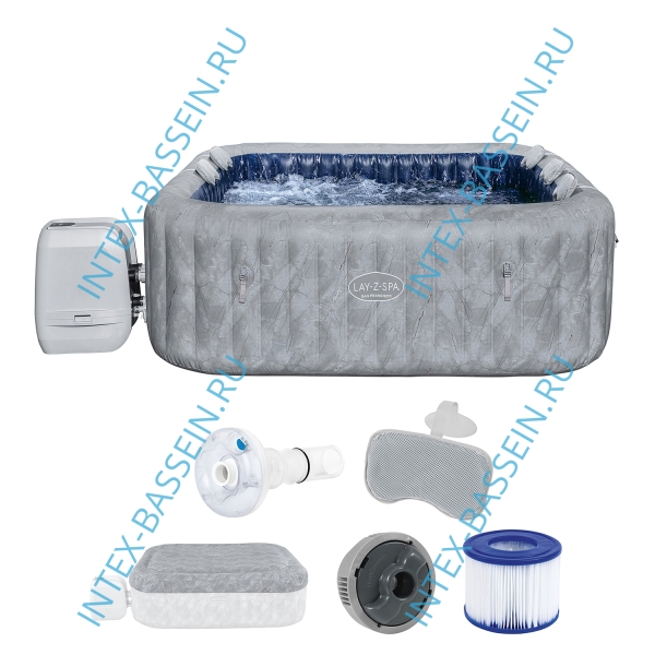 Джакузи Bestway 6001Q, внешний размер: 230 x 71 см - 7 мест