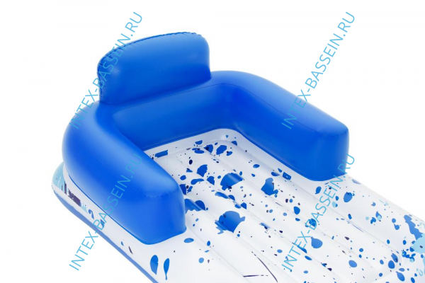 Надувной матрас-шезлонг Bestway для плавания "Cool Blue" 1.61 x 0. 84 м, артикул 43155