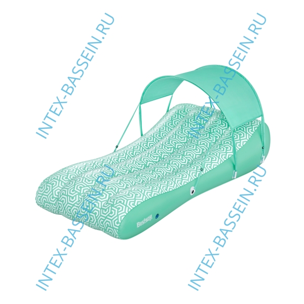 Надувной матрас Bestway Comfy Chill с солнцезащитным навесом 178 x 102 см, артикул 43729