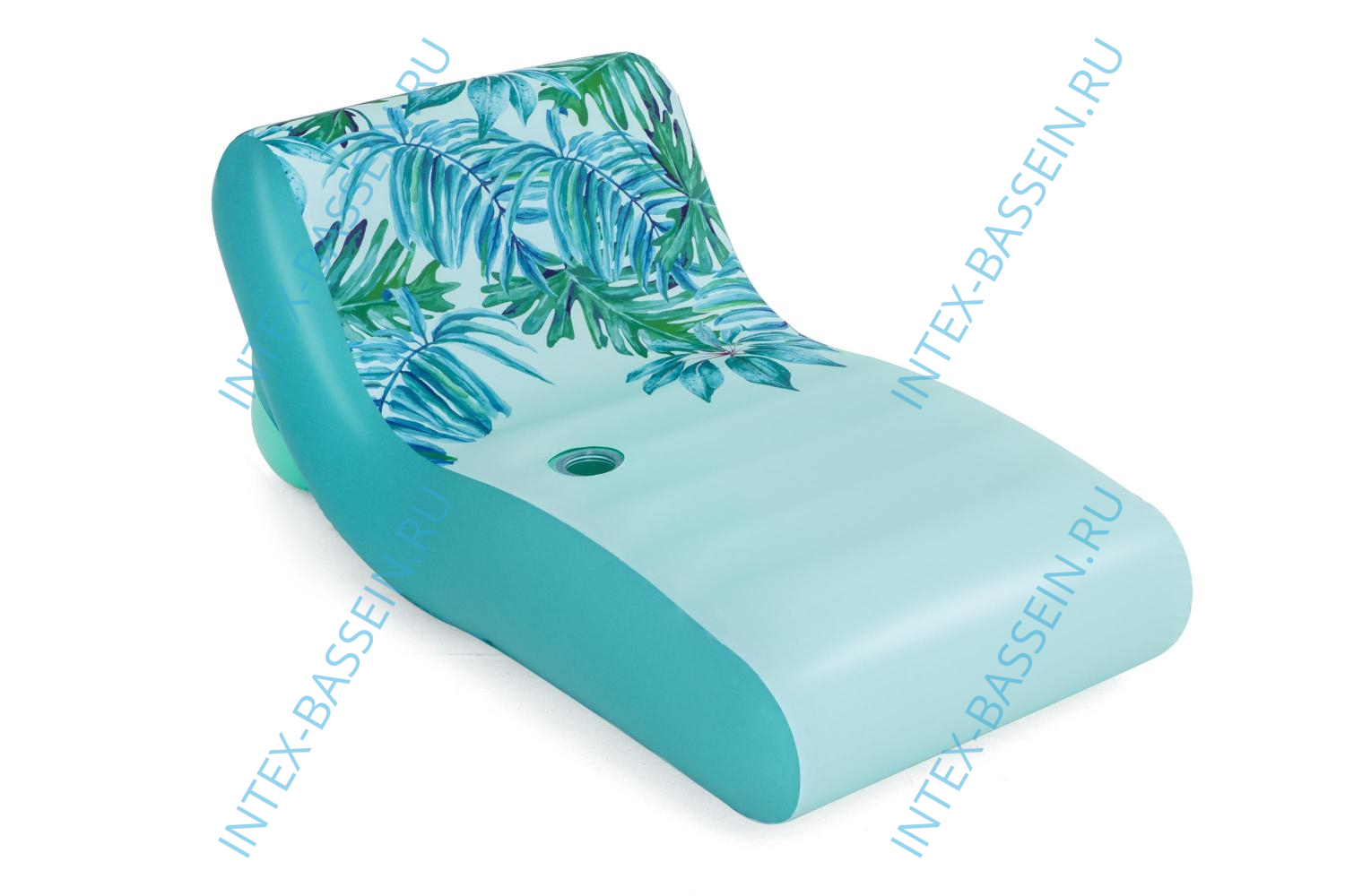 Надувной матрас-шезлонг для плавания Bestway Luxury, с тканевым покрытием, 1.76 x 1.07 м, артикул 43402