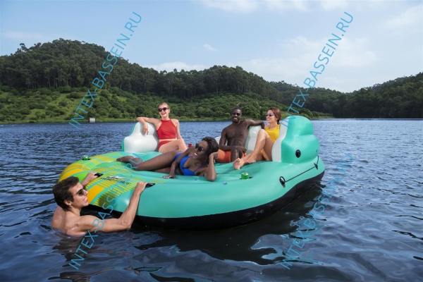 Надувной плот Bestway Hydro-Force Sunny Lounge на 5 человек 300 x 275 см, артикул 43407