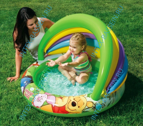 Детский бассейн INTEX "Винни пух" 102 x 69 см, артикул 57424
