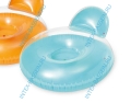 Надувной круг INTEX 137 x 122 см, голубой, артикул 58889-B