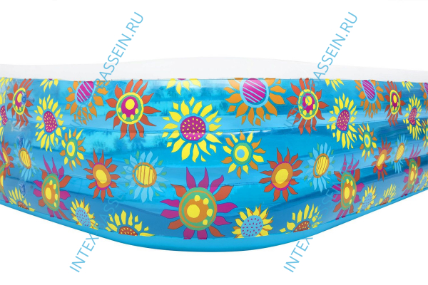 Детский надувной бассейн Bestway "Happy Flora" 3.05 x 1.83 x 0.56 м, артикул 54121