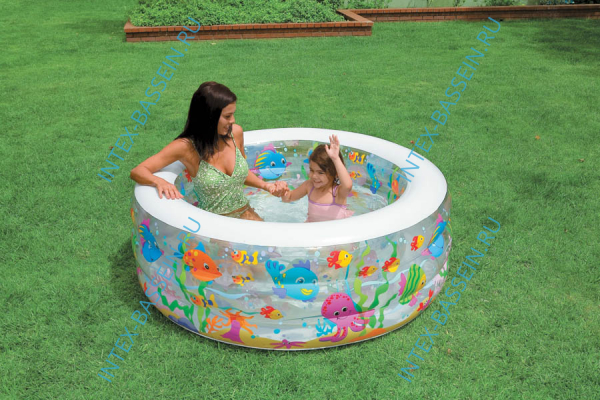 Детский бассейн INTEX "Подводный мир" 152 x 56 см, артикул 58480