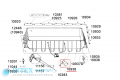 Крепительная планка INTEX для U-балок каркасных бассейнов Ultra Frame, артикул 10938А
