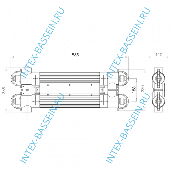 Ультрафиолетовая установка Elecro Spectrum Hybrid UV+HO SH-110