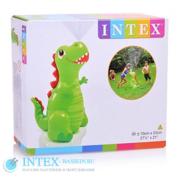 Надувной разбрызгиватель INTEX "Динозаврик" 70 x 53 см, артикул 56598