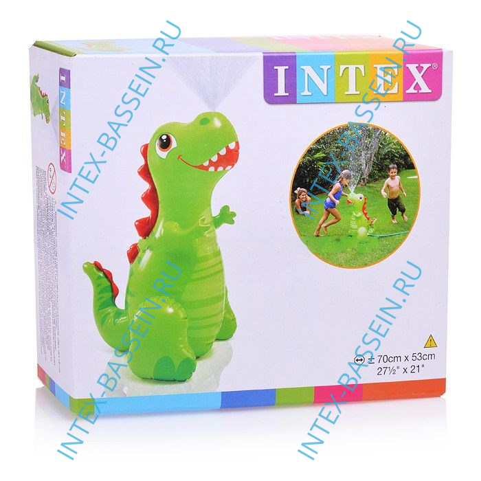 Надувной разбрызгиватель INTEX "Динозаврик" 70 x 53 см, артикул 56598