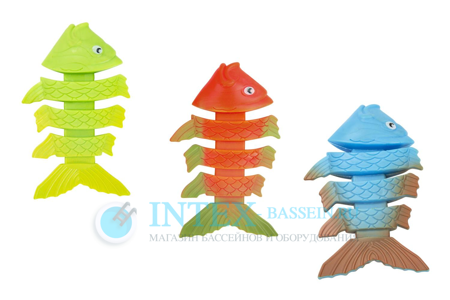 Набор Bestway для подводной игры "Рыбки" 3 цвета, артикул 26029