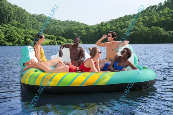 Надувной плот Bestway Hydro-Force Sunny Lounge на 5 человек 300 x 275 см, артикул 43407