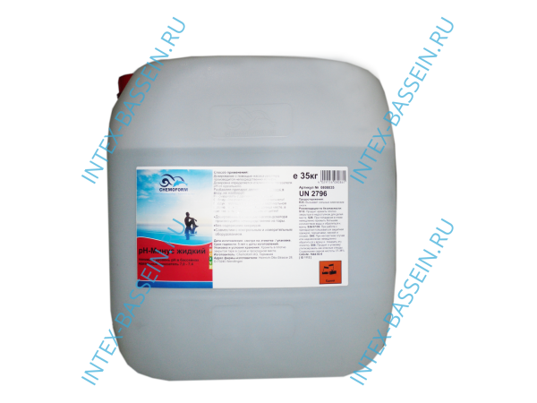 Уменьшитель уровня pH жидкий Chemoform Ph-минус 35 кг, артикул 0808035