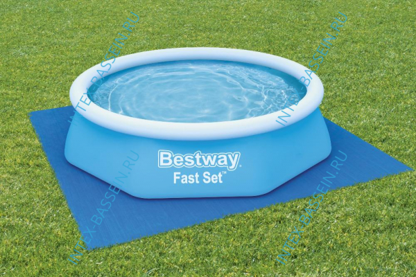 Подстилка Bestway для бассейна 2.44 м, артикул 58000