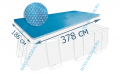 Пузырьковое (теплосберегающее) покрывало INTEX для бассейна 4 x 2 м, артикул 29028