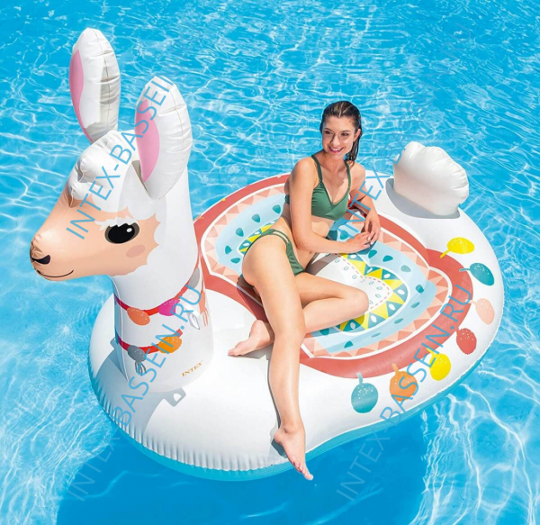 Надувной плот INTEX "Лама" 135 x 94 x 112 см, артикул 57564