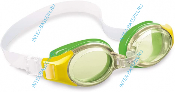 Очки для плавания INTEX "Junior" желтые, артикул 55601-G