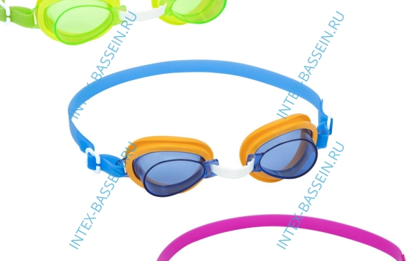 Очки для плавания Bestway Aqua Burst Essential синие для детей от 3 лет, артикул 21002