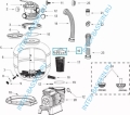 Крышка для песочного фильтра Bestway, арт. P6561ASS16
