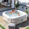 Надувная джакузи INTEX PureSpa Jet and Bubble Deluxe; артикул 28462