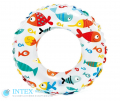 Детский бассейн INTEX "Весёлые рыбки" с мячом и кругом 132 x 28 см, артикул 59469